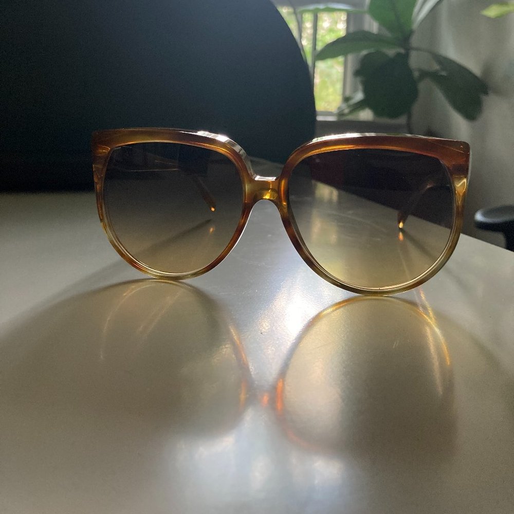 Celine Oversized Ambre Sunglasses
